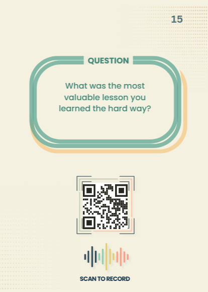 Question 15 — What was the most valuable lesson you learned the hard way?