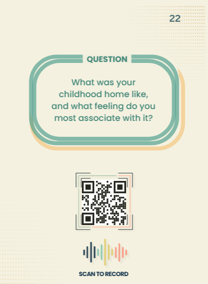 Story Capsule question card